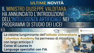 Scopri di più sull'articolo Il ministro Giuseppe Valditara ha annunciato l’introduzione dell’intelligenza artificiale nei programmi di studio dei licei